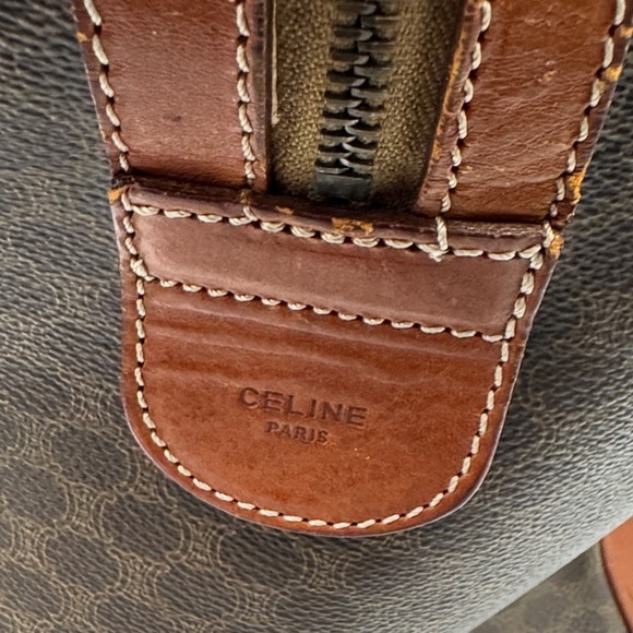 Vintage Celine Brown Duffel Bag with original lock & key - Picture 6 of 16